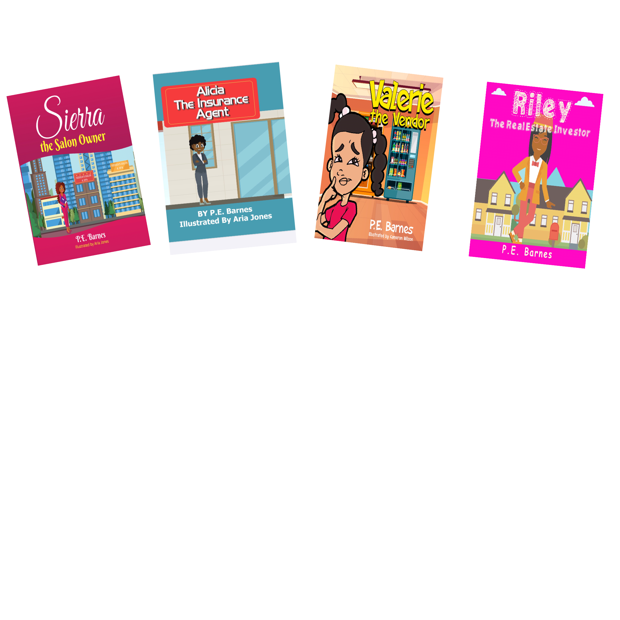 4 Books Little Owners Girls Series Collection