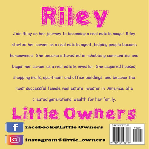 Riley the Real Estate Investor (Ages 9-12) ⭐️⭐️⭐️⭐️⭐️
